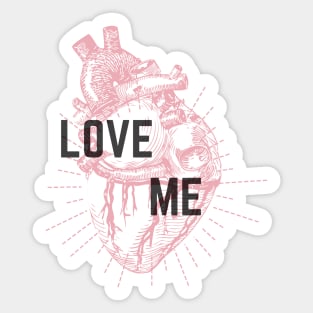 Love Me Sticker